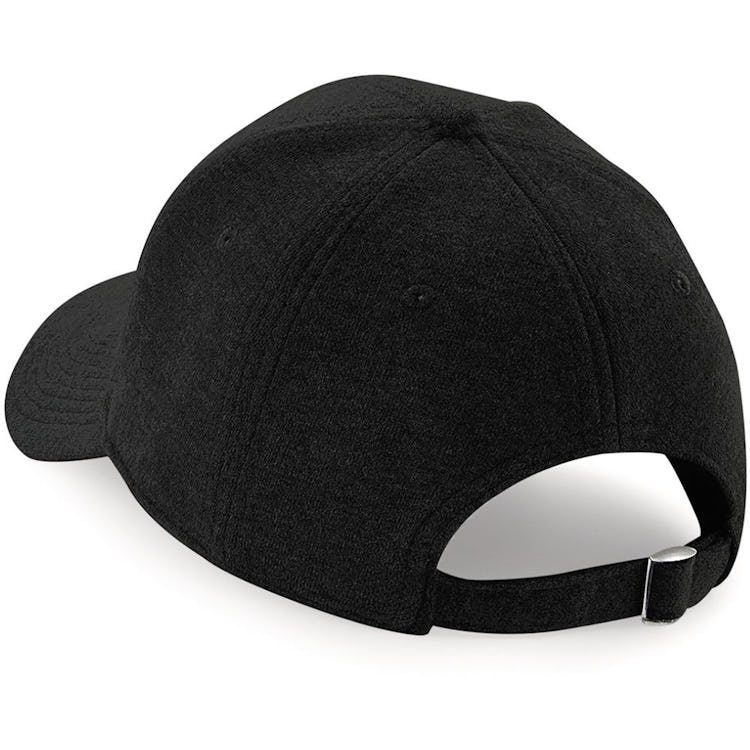 Beechfield® Unisex Jersey Athleisure Baseball Cap (Black): additional image