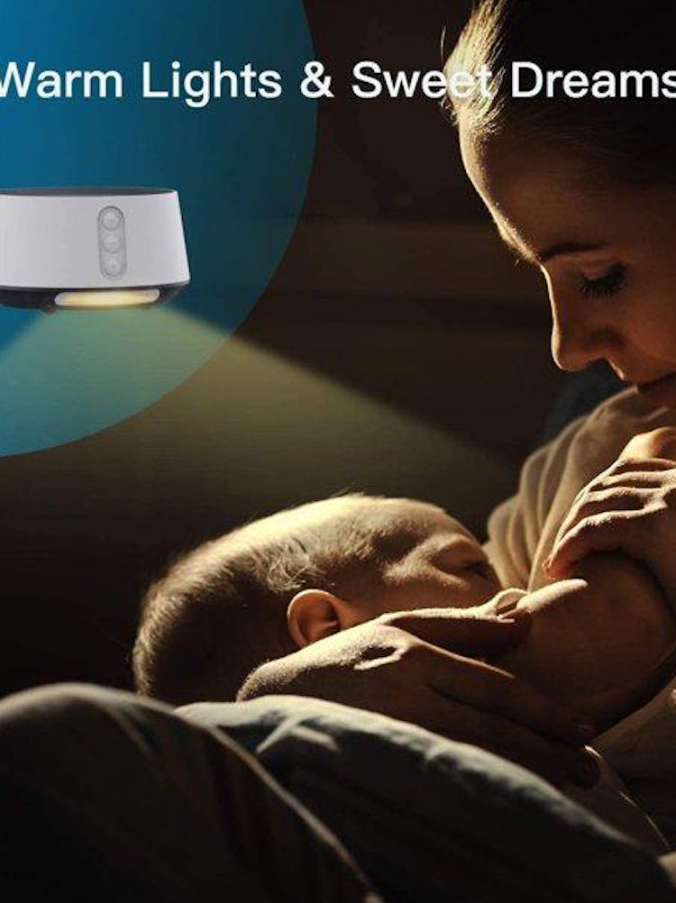 Letsfit White Noise Machine with Adjustable Baby Night Light for Sleeping, 14 High Fidelity Sleep Ma...