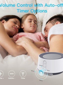 Letsfit White Noise Machine with Adjustable Baby Night Light for Sleeping, 14 High Fidelity Sleep Ma...