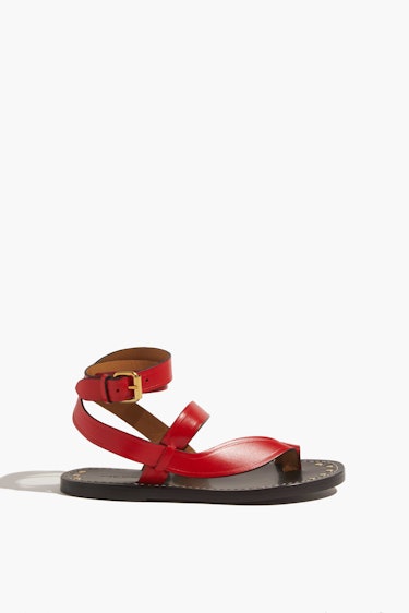 Jolda Sandals in Red: image 1