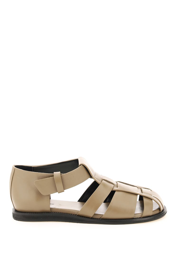 Low Classic Gladiator Leather Sandal: image 1