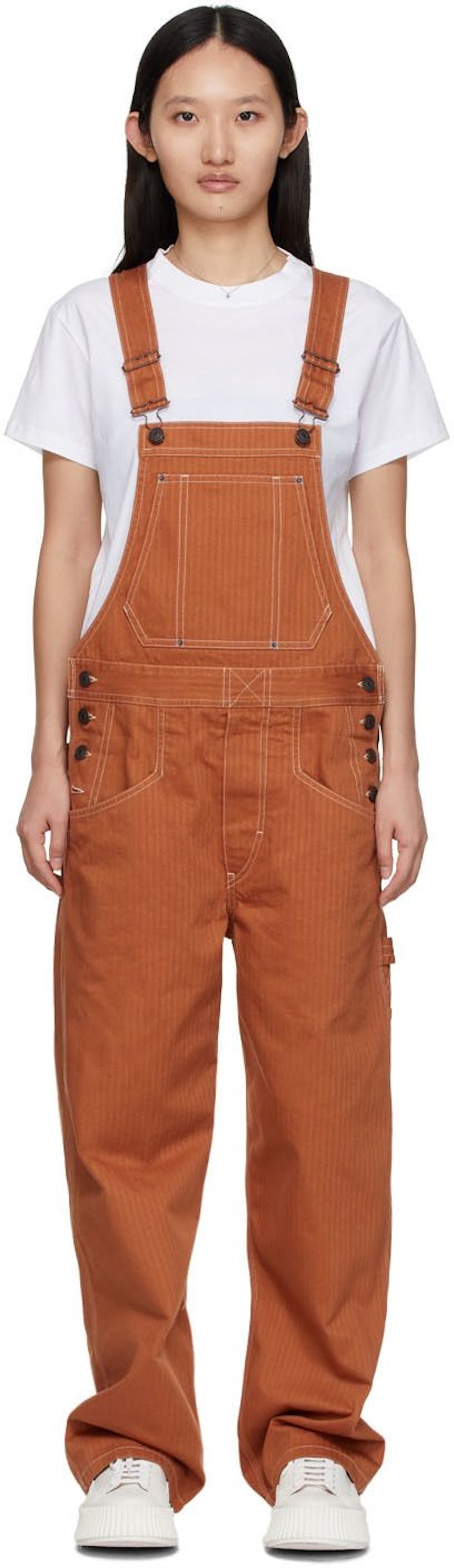 Brown Madeline Overalls: additional image