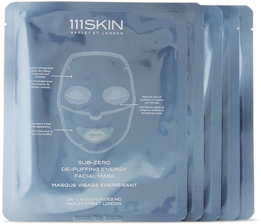 Five-Pack Sub-Zero De-Puffing Energy Facial Masks, 30 mL: image 1