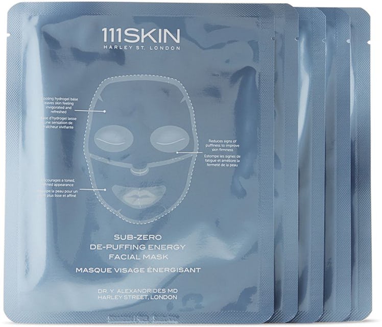 Five-Pack Sub-Zero De-Puffing Energy Facial Masks, 30 mL: image 1