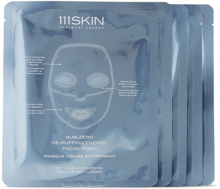 Five-Pack Sub-Zero De-Puffing Energy Facial Masks, 30 mL: image 1
