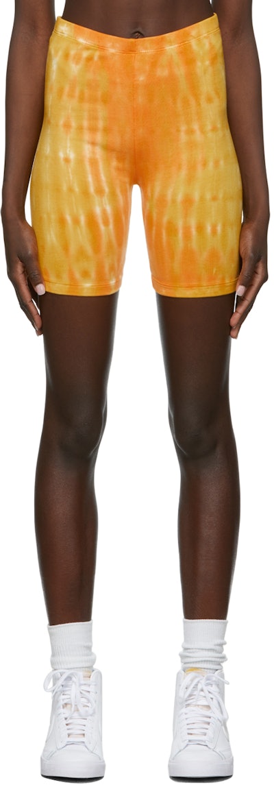 Orange Sienna Bike Shorts: image 1