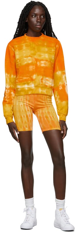 Orange Sienna Bike Shorts: additional image