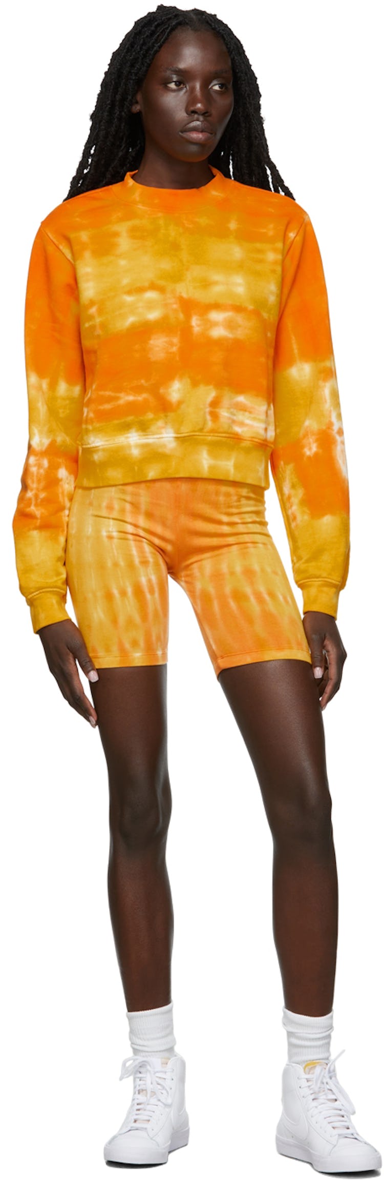 Orange Sienna Bike Shorts: additional image