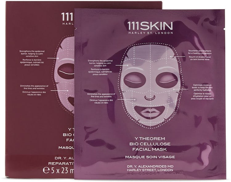 Five-Pack Y Theorem Bio Cellulose Facial Masks, 23 mL: image 1