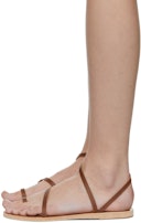 SSENSE Exclusive Brown Apli Eleftheria Sandals: additional image