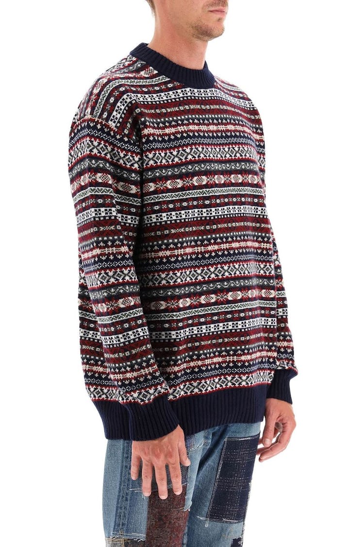 Junya Watanabe Jacquard Wool Sweater: additional image