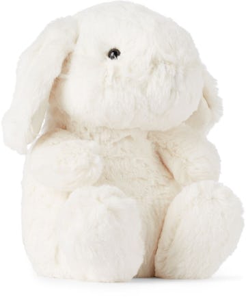 White Cuddly Rabbit Plush Toy: image 1