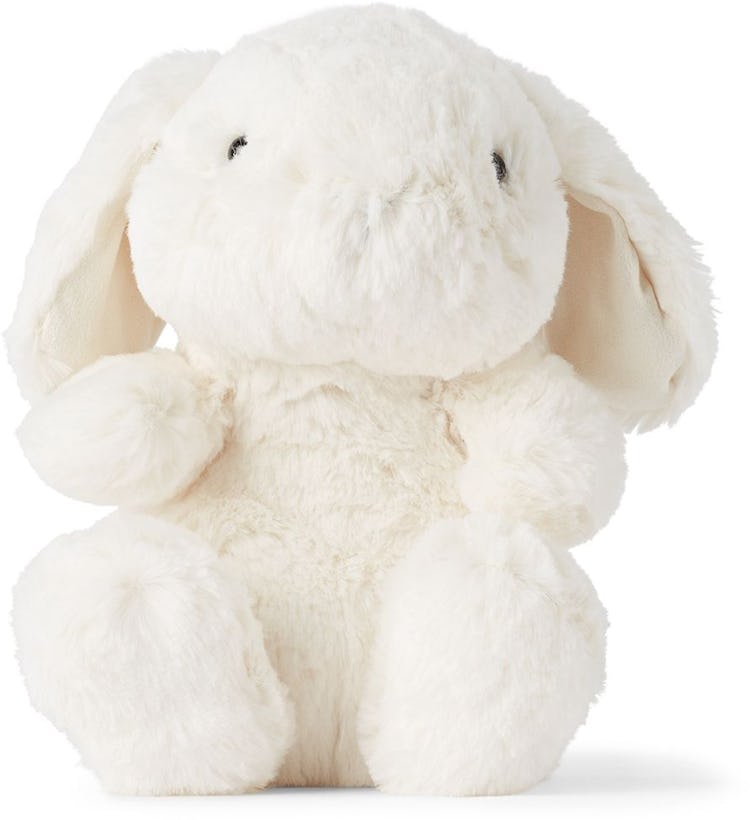White Cuddly Rabbit Plush Toy: additional image