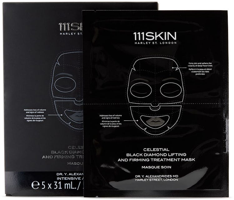 Five-Pack Celestial Black Diamond Lifting And Firming Face Mask, 31 mL: image 1