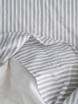 400 Thread Count Percale Stripe Sheet Set: additional image