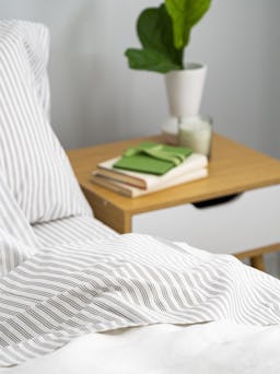 400 Thread Count Percale Stripe Sheet Set: additional image