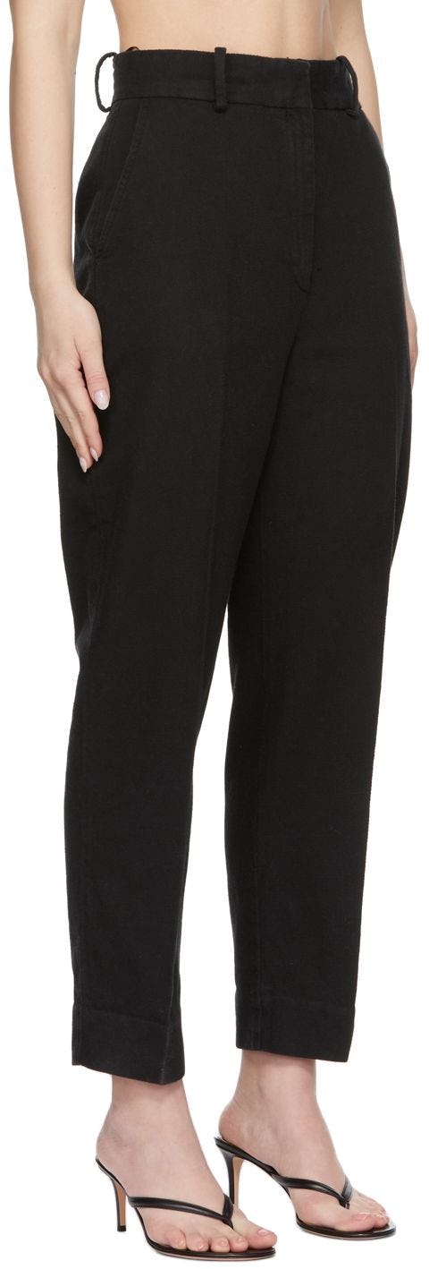 Black Assuka Trousers: image 1