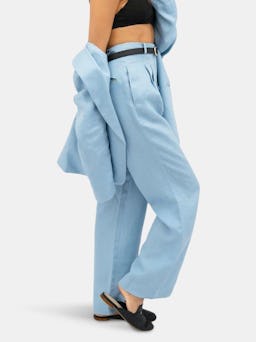 French Riviera Linen Wide Leg Pants: additional image
