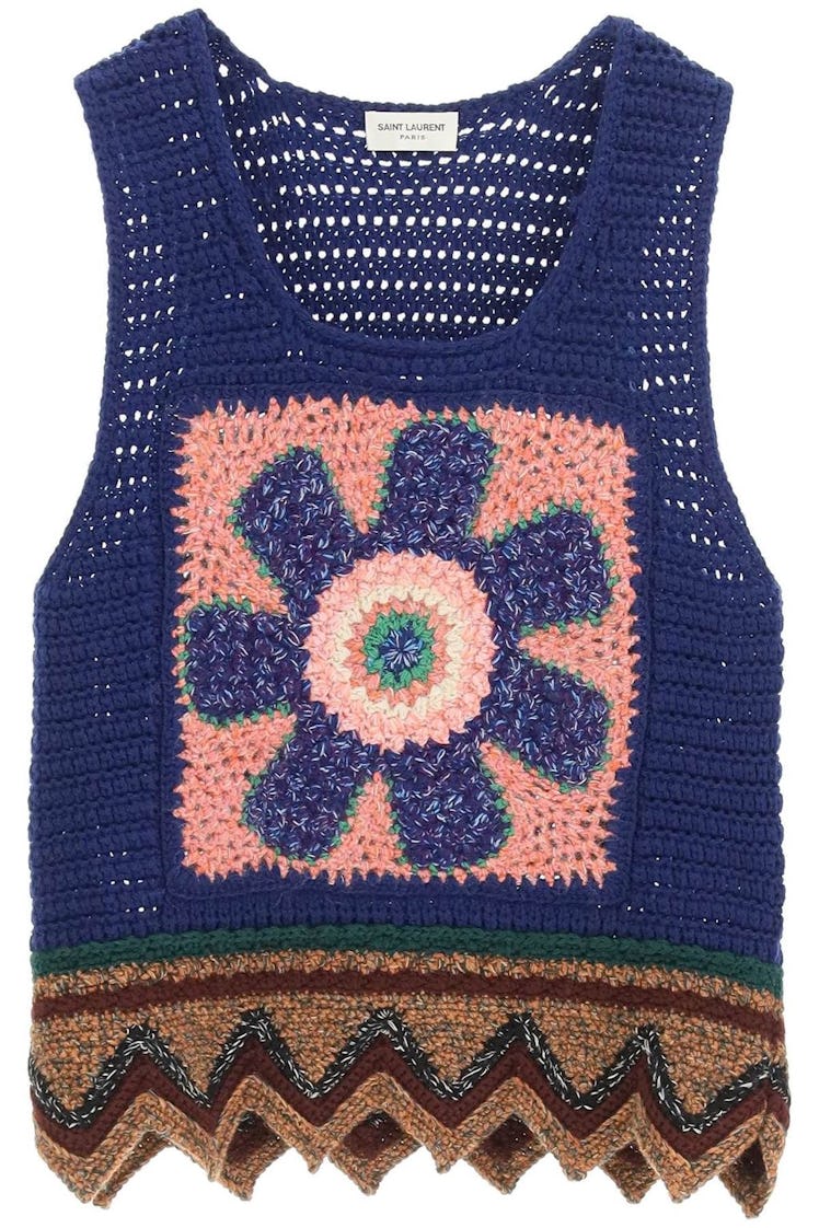 Saint Laurent Crochet Top: image 1