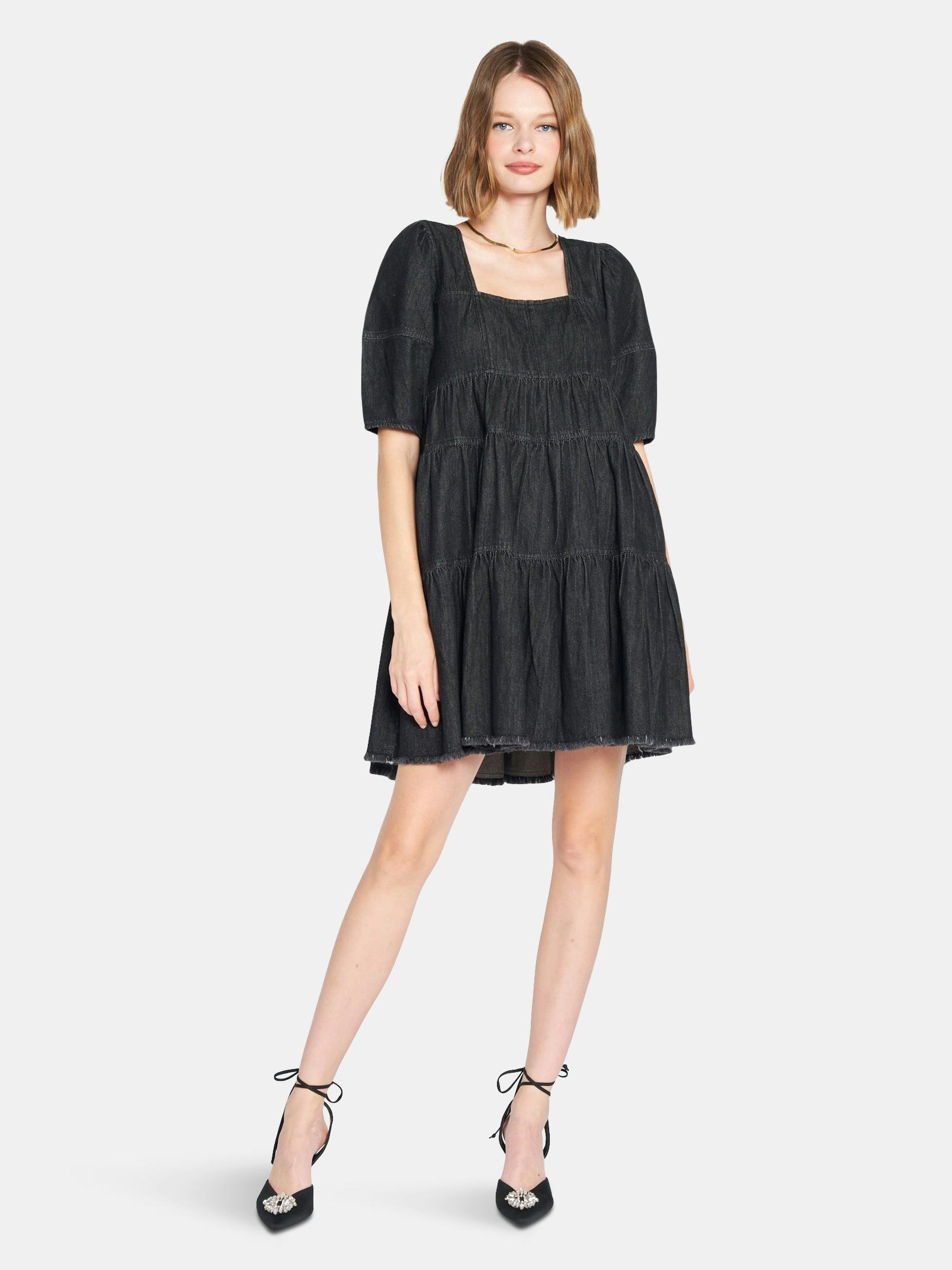 Gracelyn Babydoll Dress: image 1