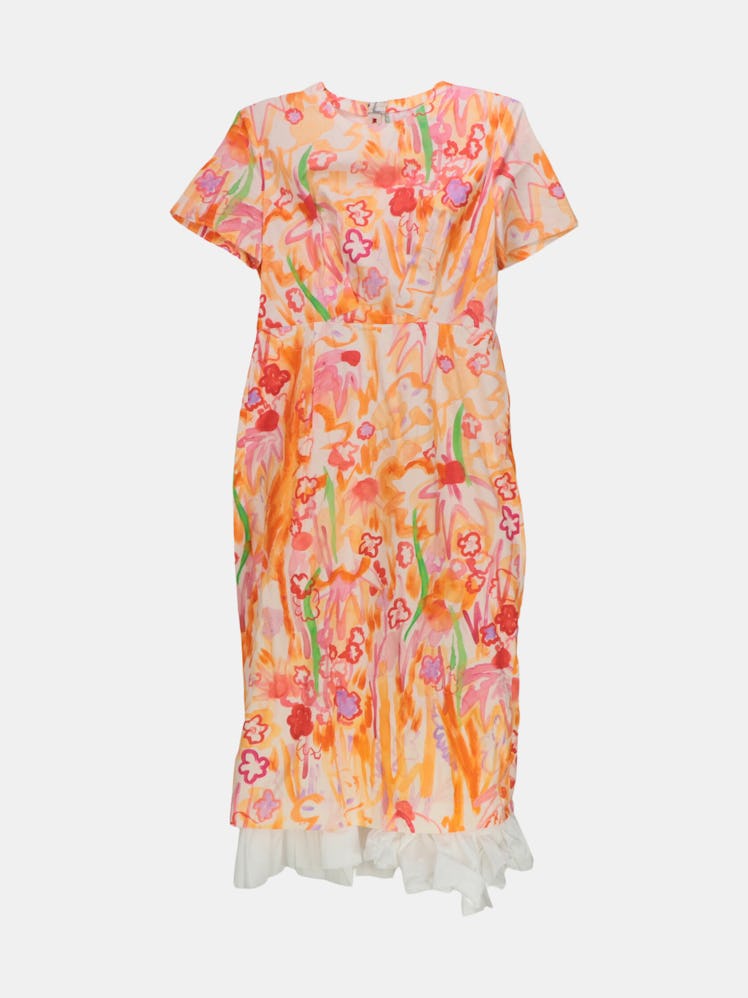 Marni Women's Nectarine Waterfall Comp Poplin Dress: image 1