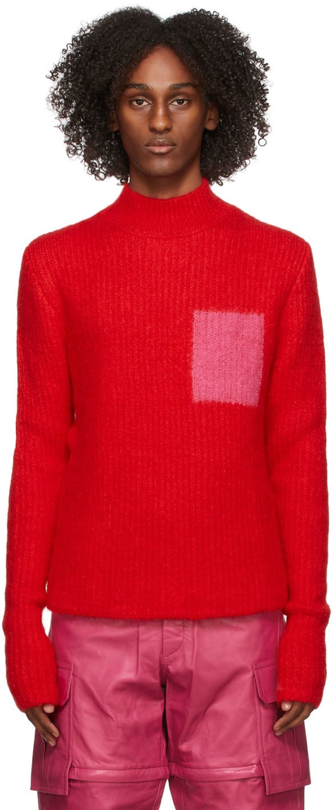 Red La Montagne 'La Maille Merano' Sweater: image 1