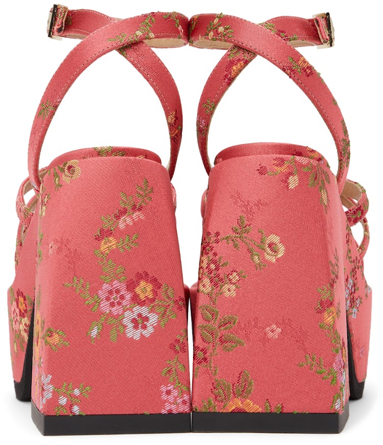 Pink Bulla Chibi Heeled Sandals: additional image
