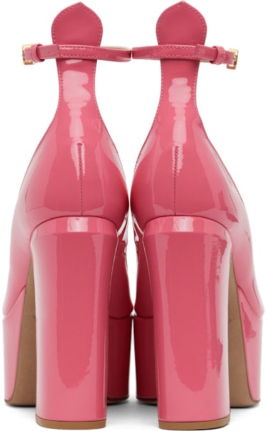 Pink Tan-Go Platform Pump Heels: additional image