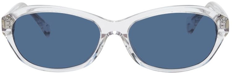 Transparent Wesley Sunglasses: image 1