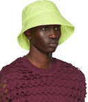 Green Nylon Bucket Hat: image 1