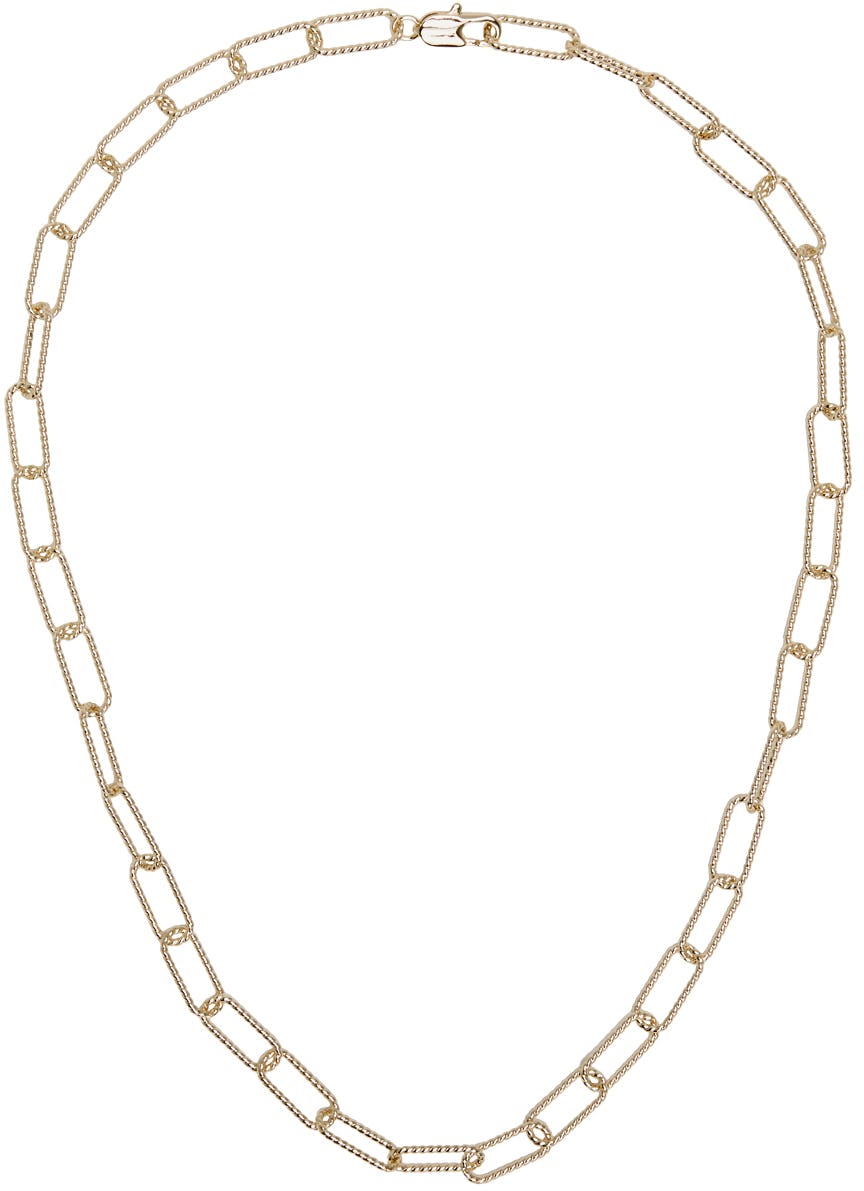 Gold Rosa Chain Necklace: image 1