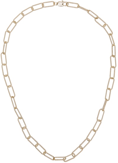 Gold Rosa Chain Necklace: image 1