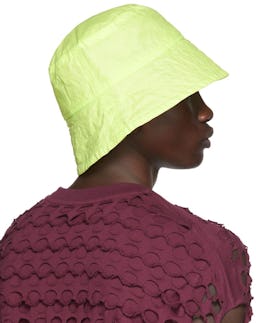 Green Nylon Bucket Hat: additional image