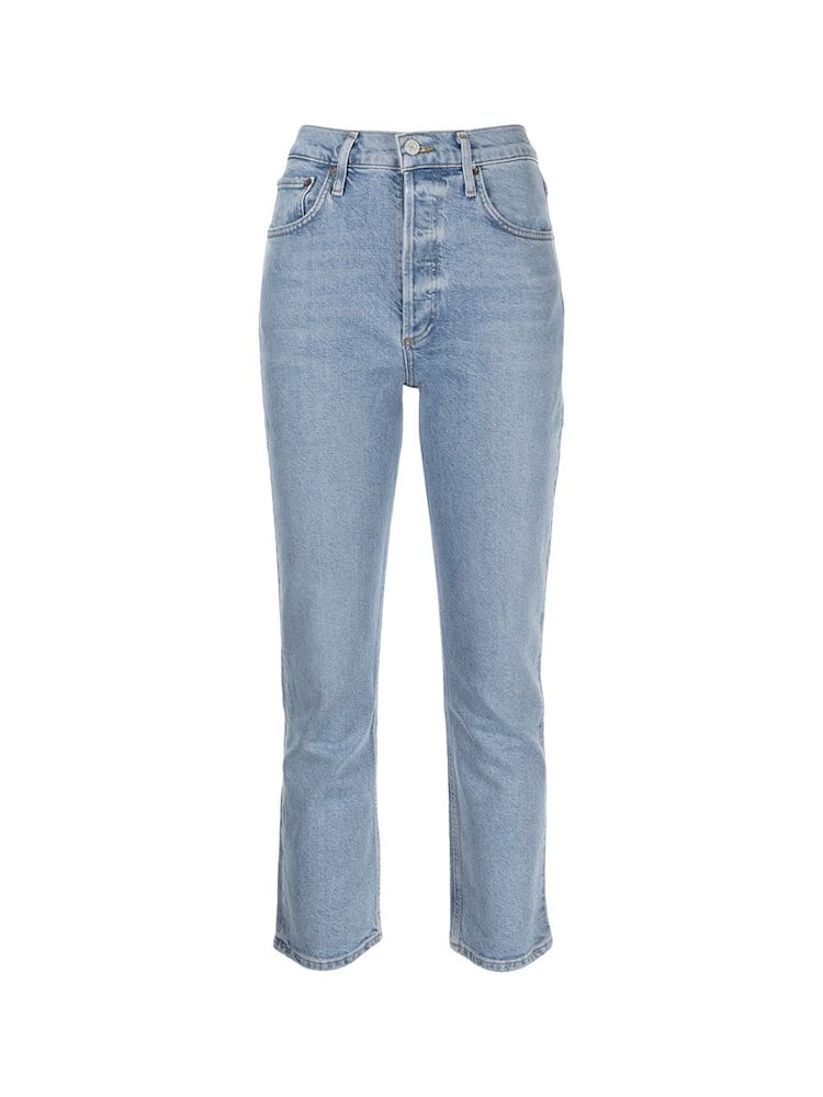 Riley Cropped Straight Jeans: image 1