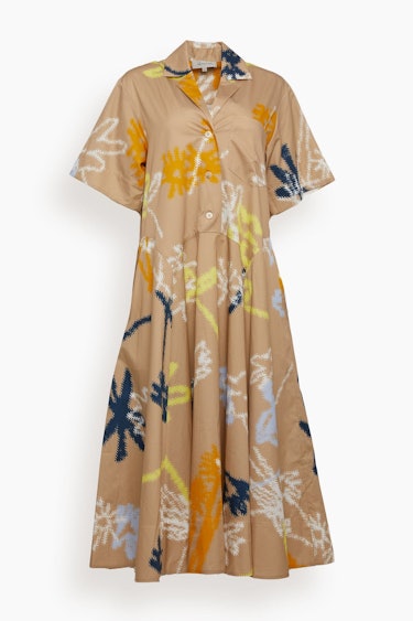 Soho Shirtdress in Camel Multi: image 1