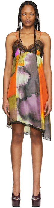 Multicolor Lace Mid-Length Dress: image 1