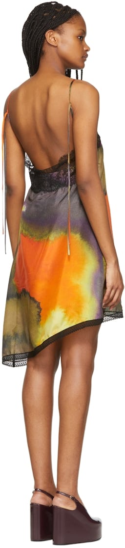 Multicolor Lace Mid-Length Dress: additional image