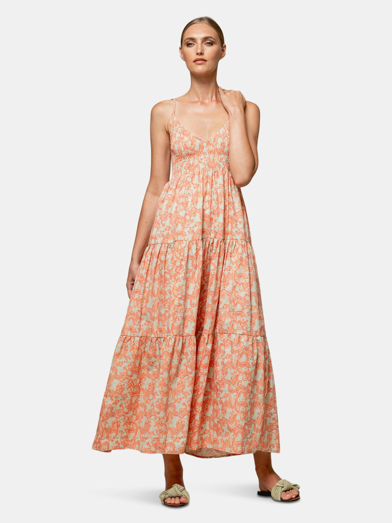 Thea Maxi Dress In Ischia Paisley: image 1
