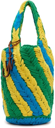 Multicolor Knit Shopper Bag: image 1