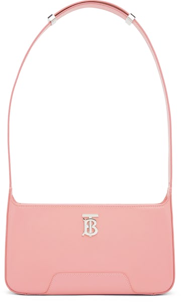Pink Medium TB Shoulder Bag: image 1