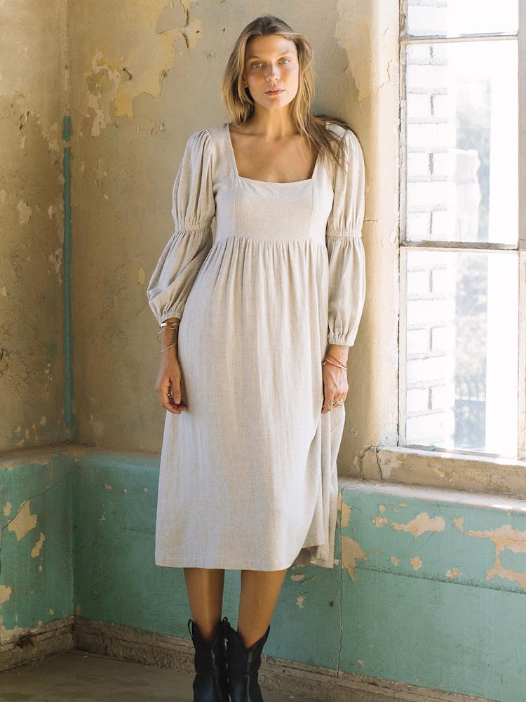 Linen Doreen Dress: additional image