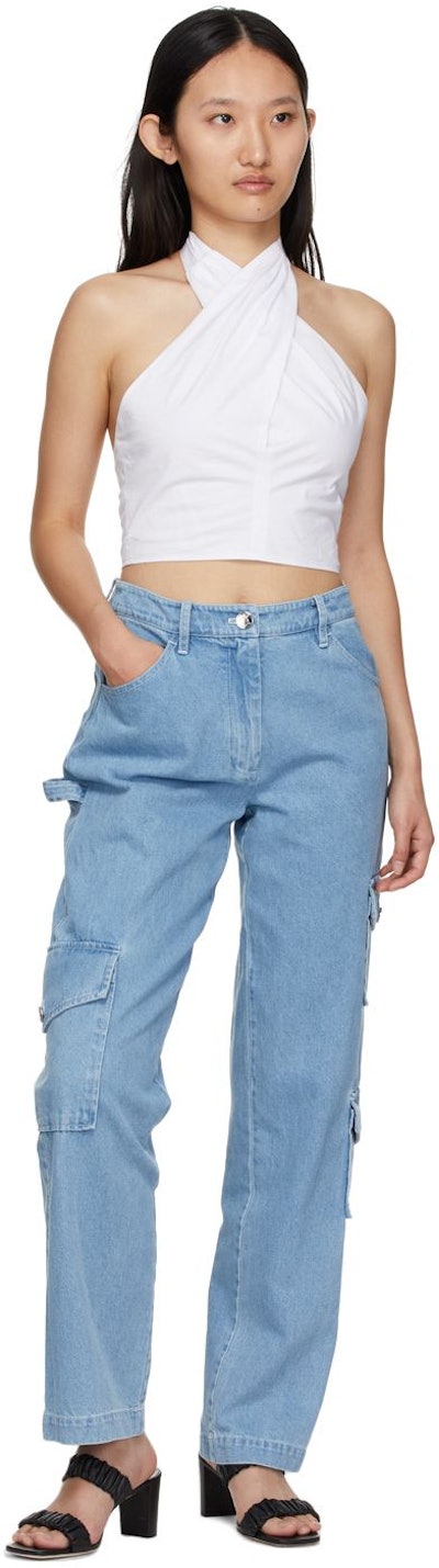 Blue Easton Cargo Jeans: image 1