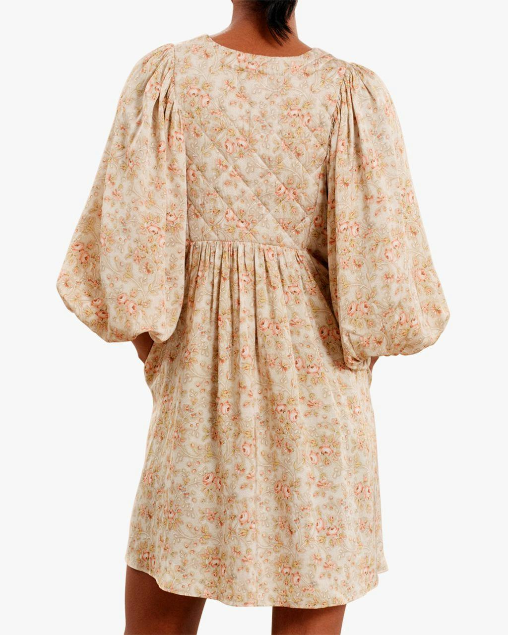 Vintage Floral Mini Dress: image 1