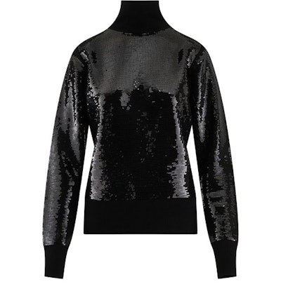 Sequins high neck sweater: image 1