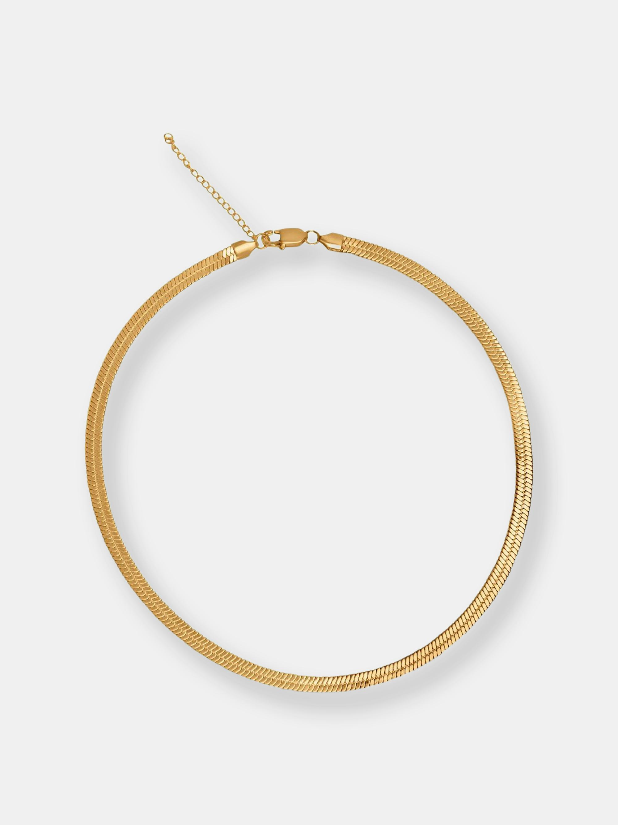 Thick Herringbone Necklace: image 1