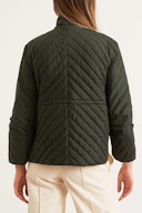 Recycled Ripstop Quilted Jacket in Dark Green: additional image