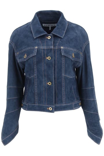 Loewe Suede Twisted Jacket: image 1