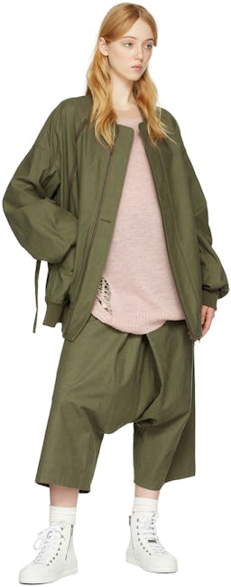 Khaki Bomber Jacket: additional image