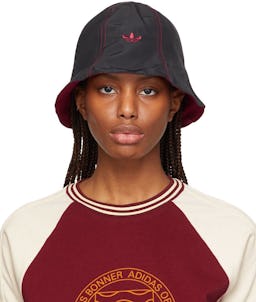 Reversible Black & Burgundy Adidas Edition Sun Hat: additional image