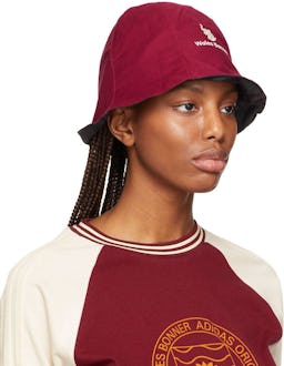 Reversible Black & Burgundy Adidas Edition Sun Hat: additional image